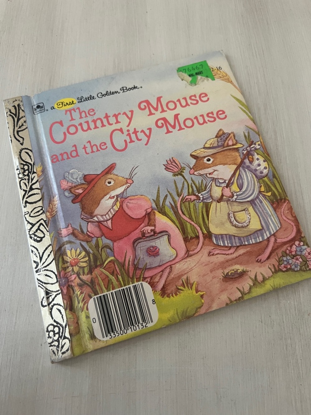 1987 The Country Mouse and the City Mouse Little Golden Book